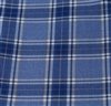 Blue checked pocket square