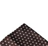 Brown pocket square with daisies