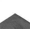 Black pocket square with checks