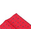 Red pocket square with stirrup