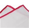 White Silk Pocket Square