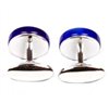Royal Blue Cufflinks Reverse