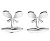 Tennis Cufflinks reverse