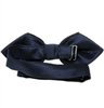 Reverse deep blue bogart bow tie