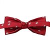 Reverse garnet bow tie with cars