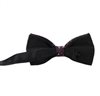 Reverse purple bow tie with drawing