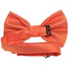 Reverse orange bow tie