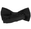 Black bow tie reverse with white clovers