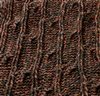 Brown tubular scarf woven