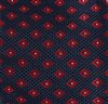 Blue self bow tie with designs woven
