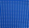 Royal blue bow tie and pocket square with dots woven