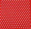 TELA TIRANTE ELASTICO ROJO CON MOTAS BLANCAS