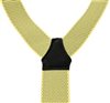 Yellow with Black Dots Elastic Braces