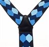 Blue Hexagons Braces - Pisa 108