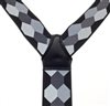 Black and Grey Hexagons Braces - Pisa 111