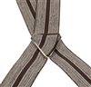 Brown Striped Elastic Braces - Pisa 77