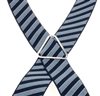 Navy Blue and Sky Blue Striped Braces - Pisa 86