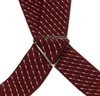 Burgundy Striped Elastic Braces - Pisa 81