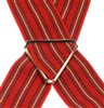 Red Tartan Plaid Braces - Pisa 73