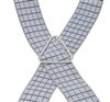 Grey Checked Elastic Braces