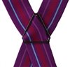Magenta Stripes Elastic Braces