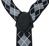 Black and Grey Diamond Argyle Elastic Braces