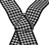 Black and White 'Crows Feet' Elastic Braces