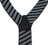 Navy Blue and Grey Stripes XXL Elastic Braces