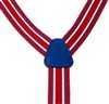 Red an Royal Blue Striped Elastic Braces