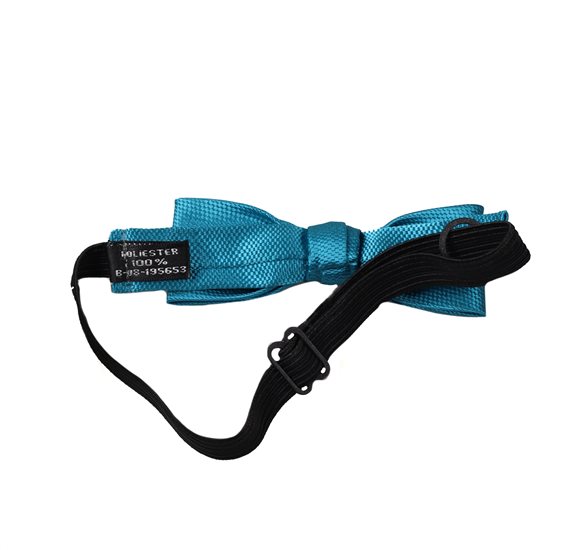 Blue Cobalt Baby's Green Bow Tie