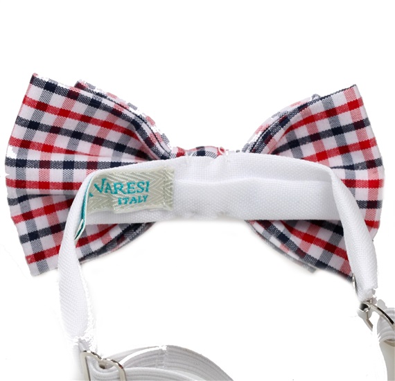 Boy's Vichy Checked Bow Tie
