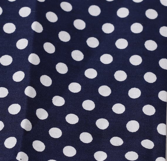 Blue Pocket Square with Dots