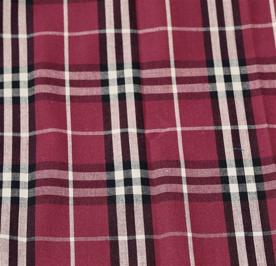 Blue and Red Tartan Pocket Square