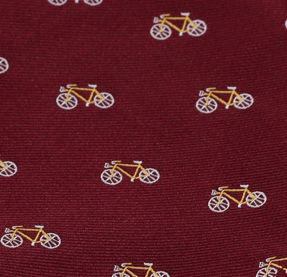 Pocket Square with Bicycles