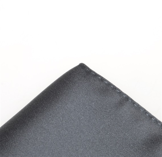 Grey Pocket Square