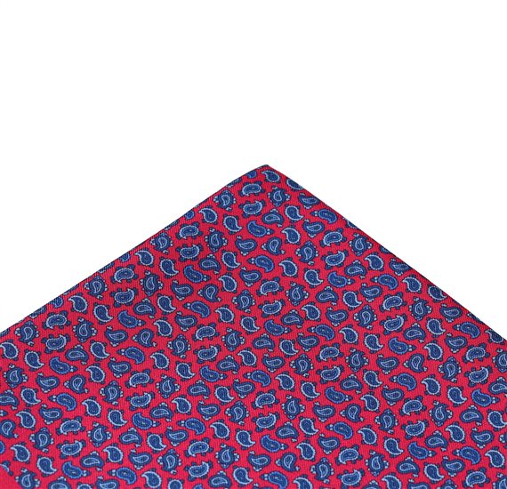 Turin 42 Silk Pocket Square
