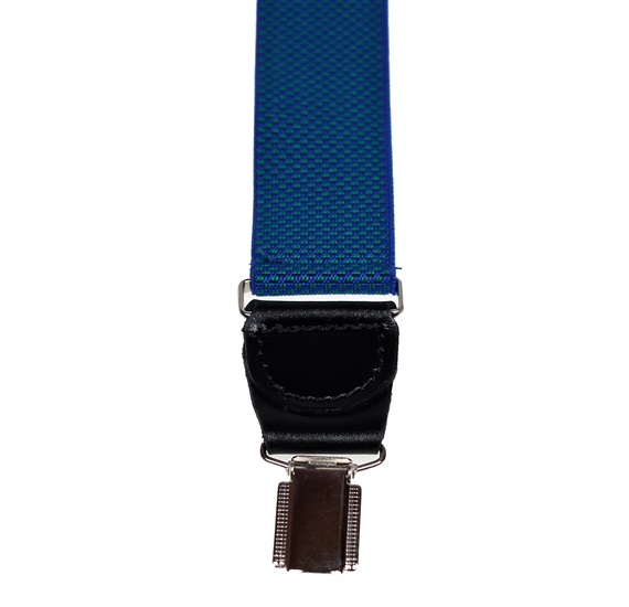 Blue with Green Dots Elastic Braces