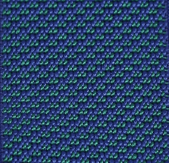 Blue with Green Dots Elastic Braces