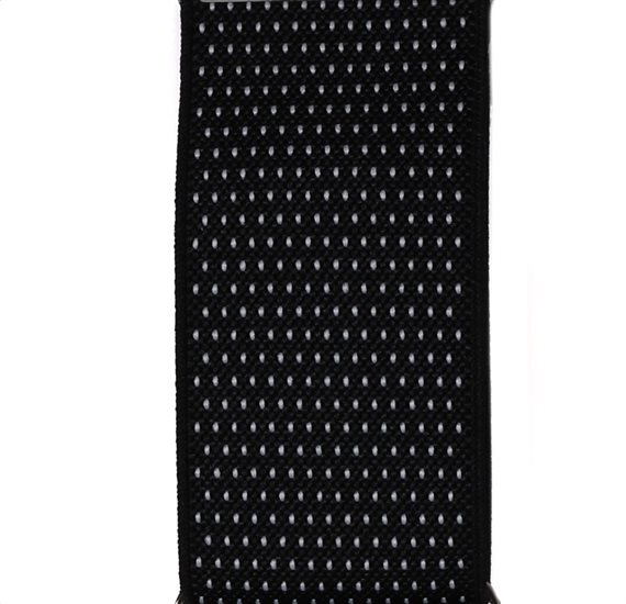 Dark Blue and White Striped Braces - Pisa 105