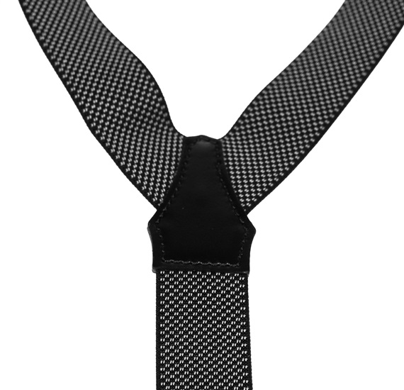 Black with White Dots Braces