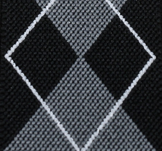 Black and Grey Diamond Argyle Elastic Braces