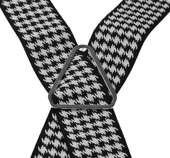 Black and White 'Crows Feet' Elastic Braces