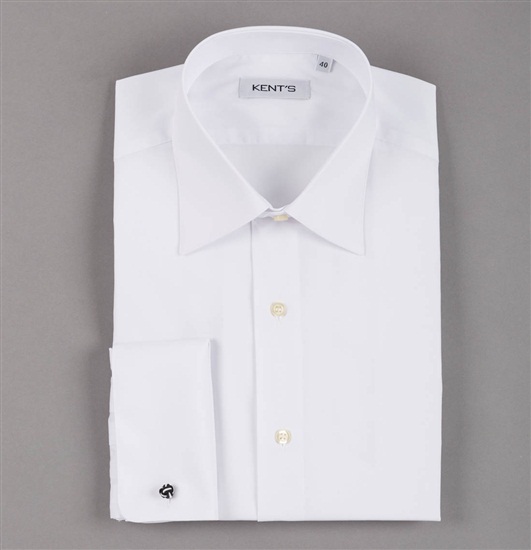 Special Size Kent’s Formal White Dress Shirt