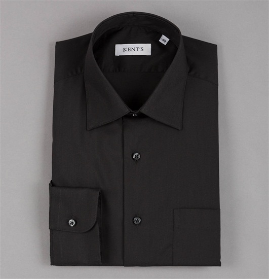 Special Size Black Dress Shirt