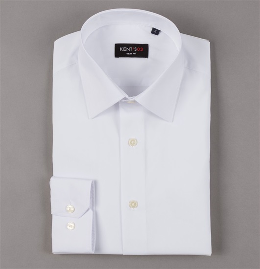 White Slim Fit Dress Shirt