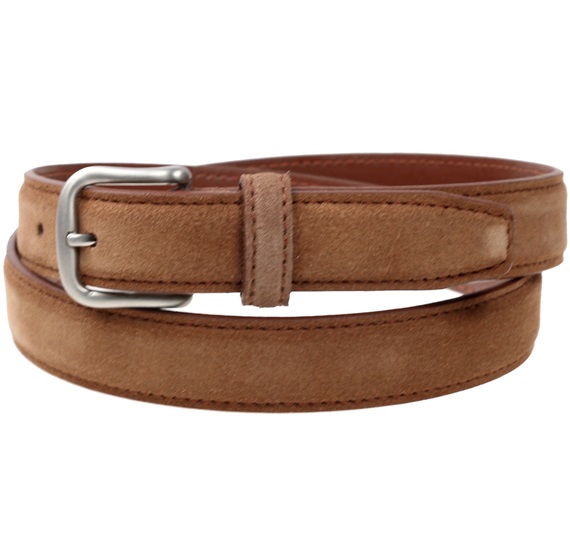 Boy's Light Brown Leather Belt