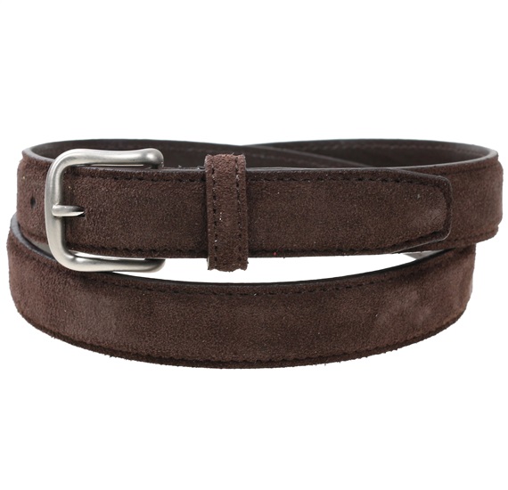 Boy's Dark Brown Leather Belt