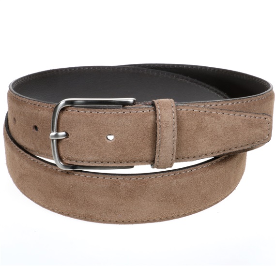 Mink Beige Suede Belt