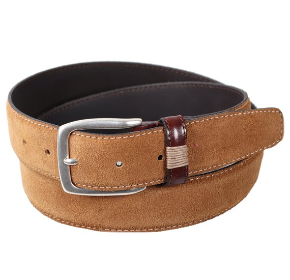 Brown Suede Belt