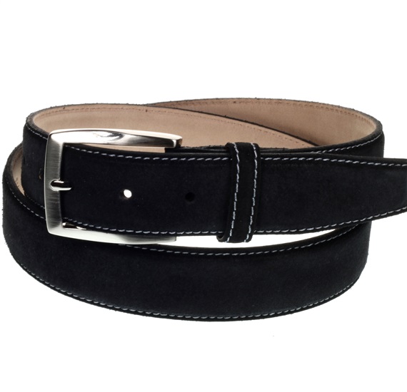 Black Suede Belt